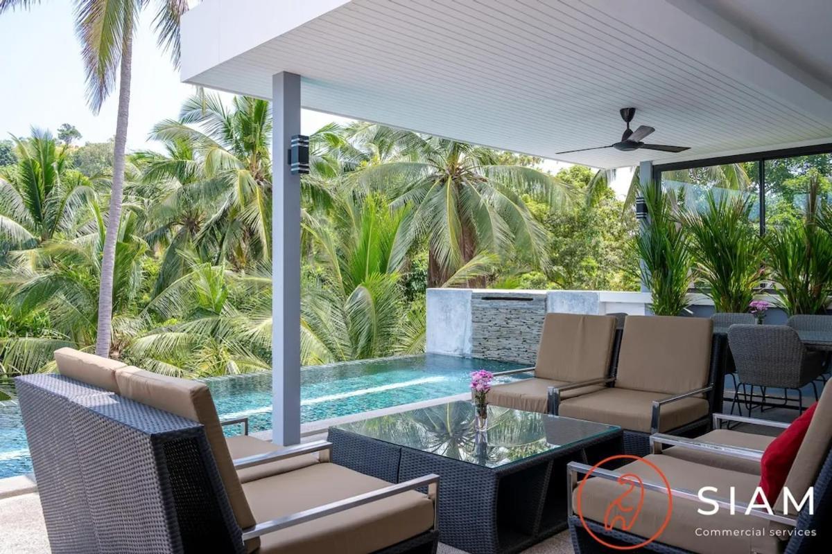 Villa Zendo 4Br - 12M Privatepool - Walk To Beach メナムビーチ エクステリア 写真
