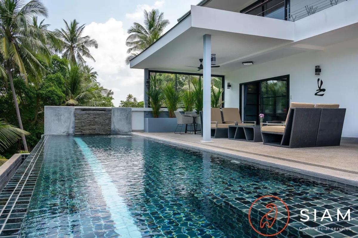 Villa Zendo 4Br - 12M Privatepool - Walk To Beach メナムビーチ エクステリア 写真